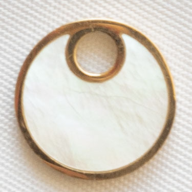Charms Cercle Nacre blanche