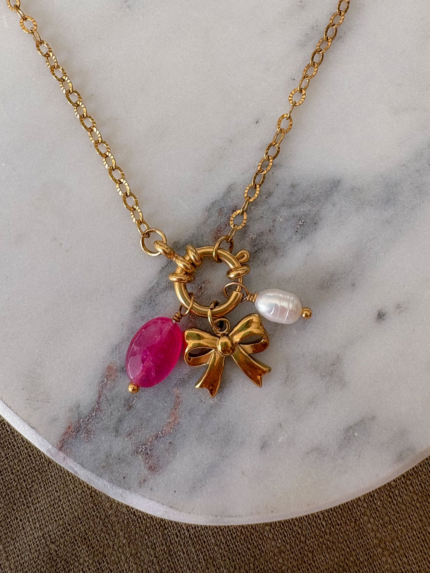 Collier personnalisable Rosana - Multi-pierres