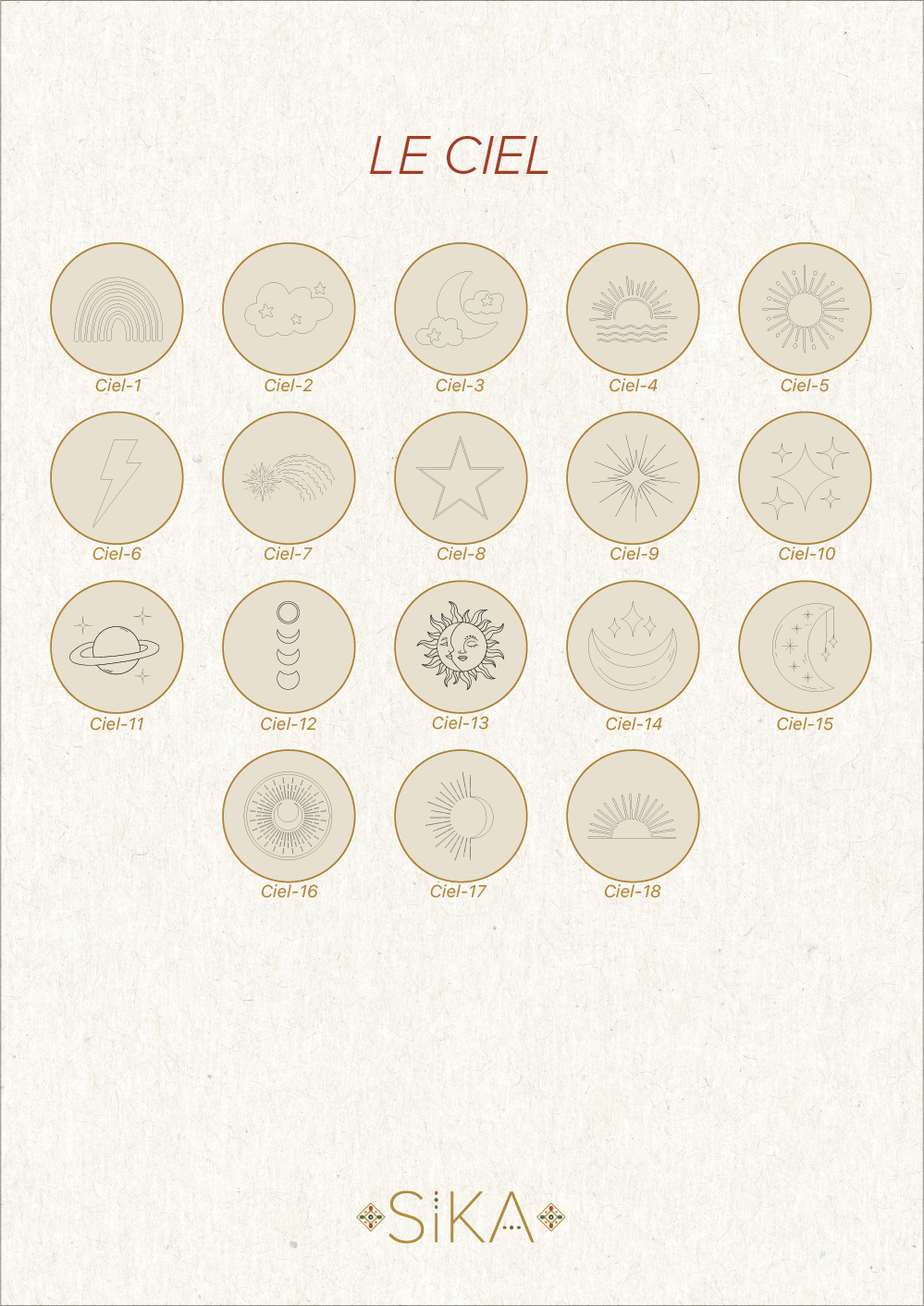 Médaille à graver Aliénor - Plaqué or - 8mm