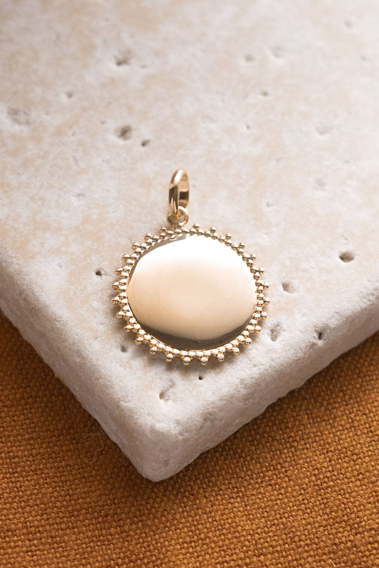 Médaille à graver Apolline - Plaqué or - Cercle