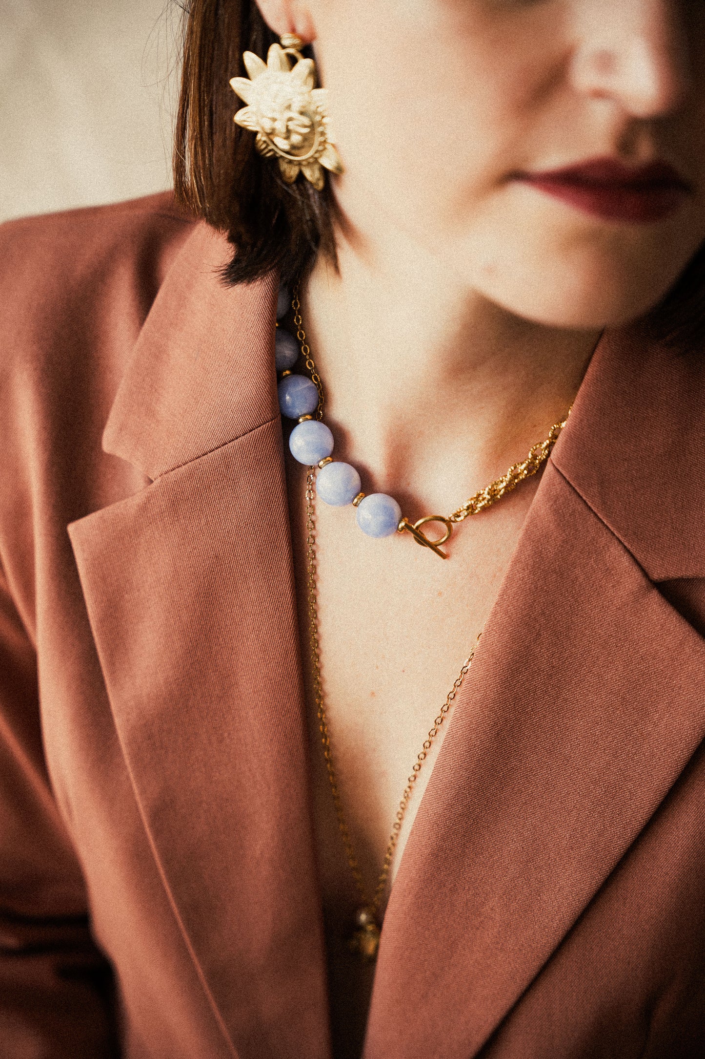 Collier Billie - Bleu