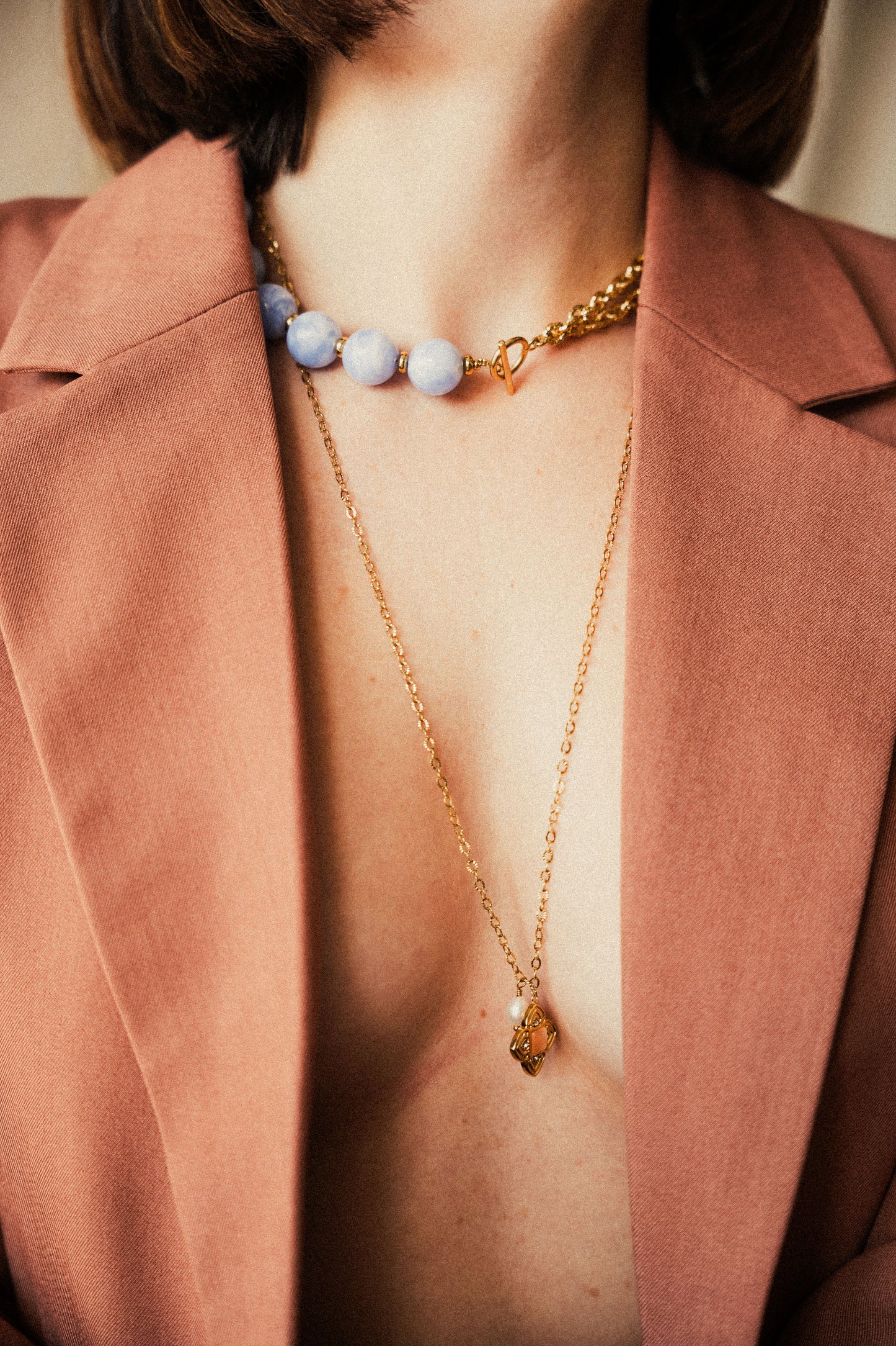 Collier sautoir Séréna - Perle d'eau douce