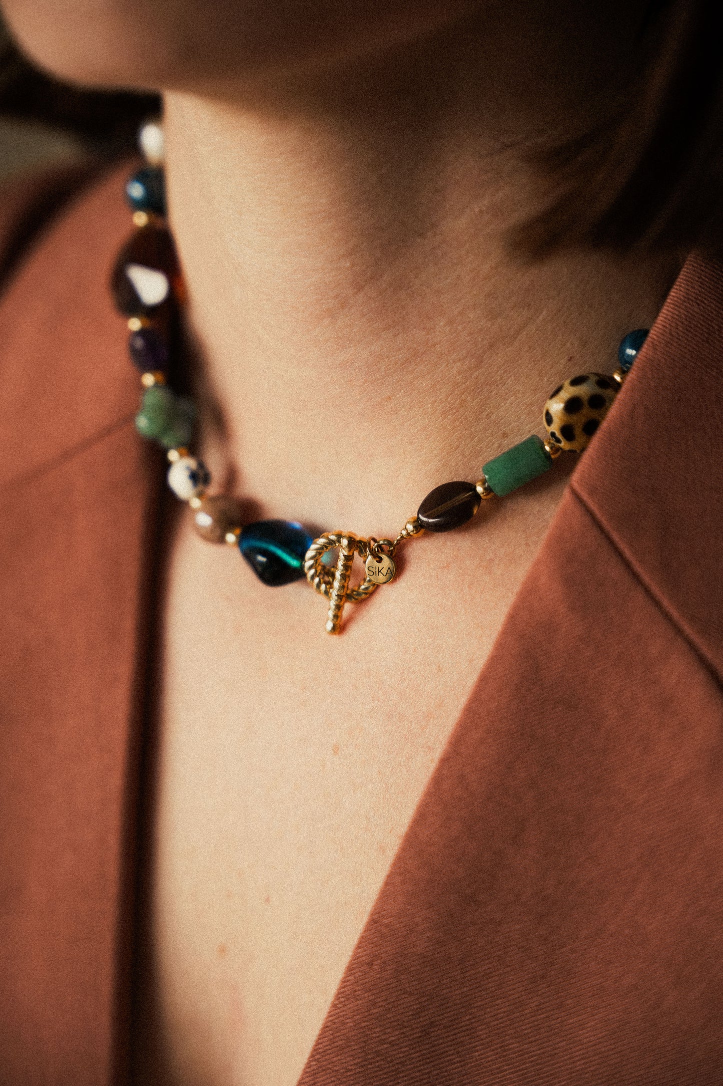 Collier Ysia - Multi-pierres