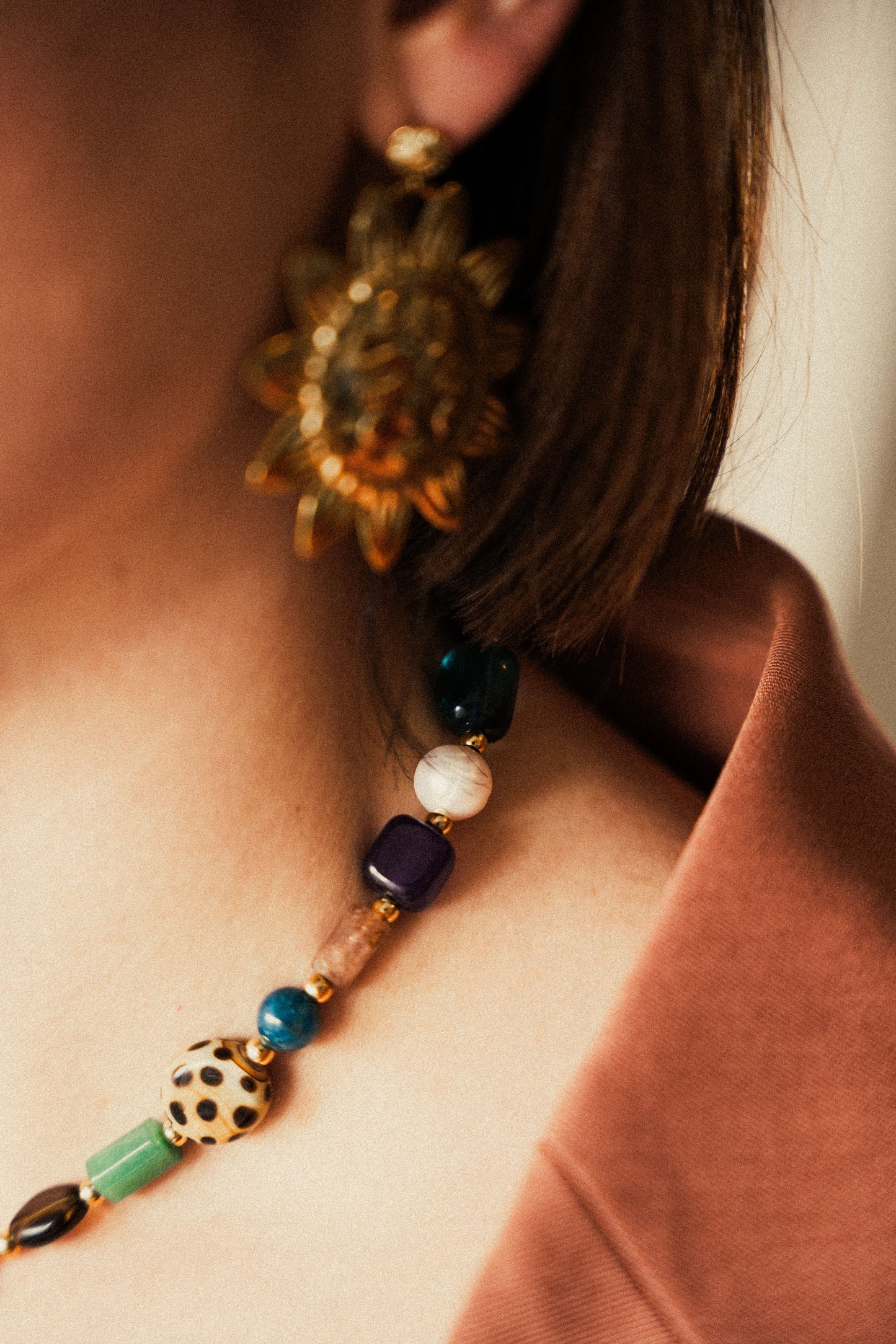 Collier Ysia - Multi-pierres