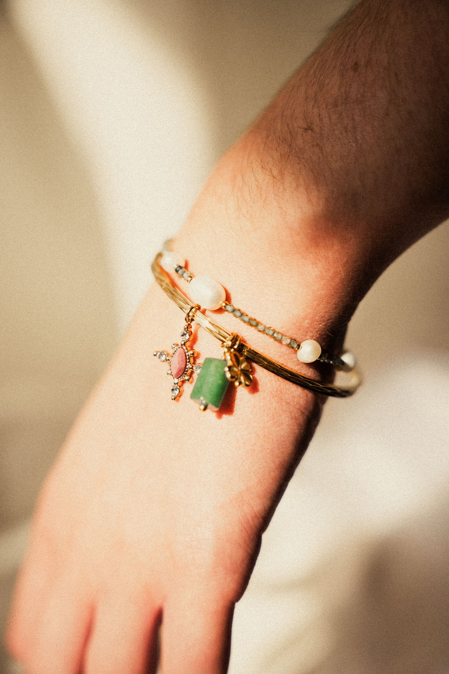 Bracelet Cassian - Zircon vert