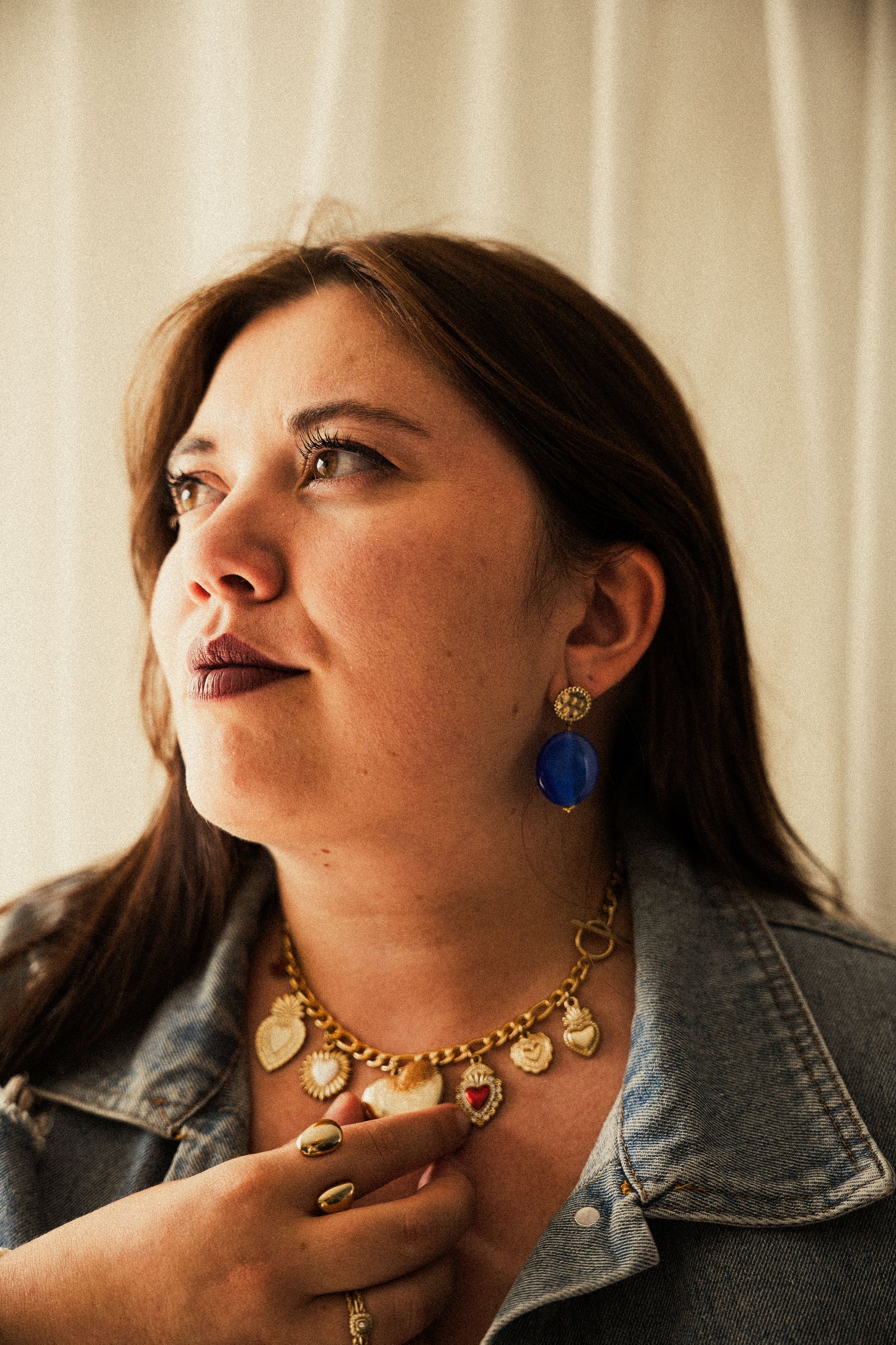 Boucles Mariam - Bleu