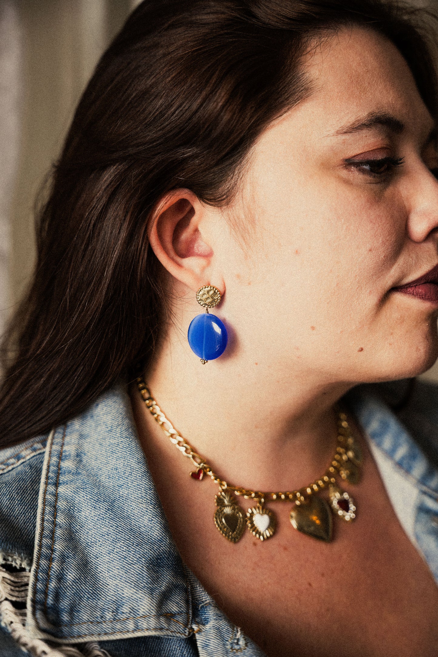 Boucles Mariam - Bleu