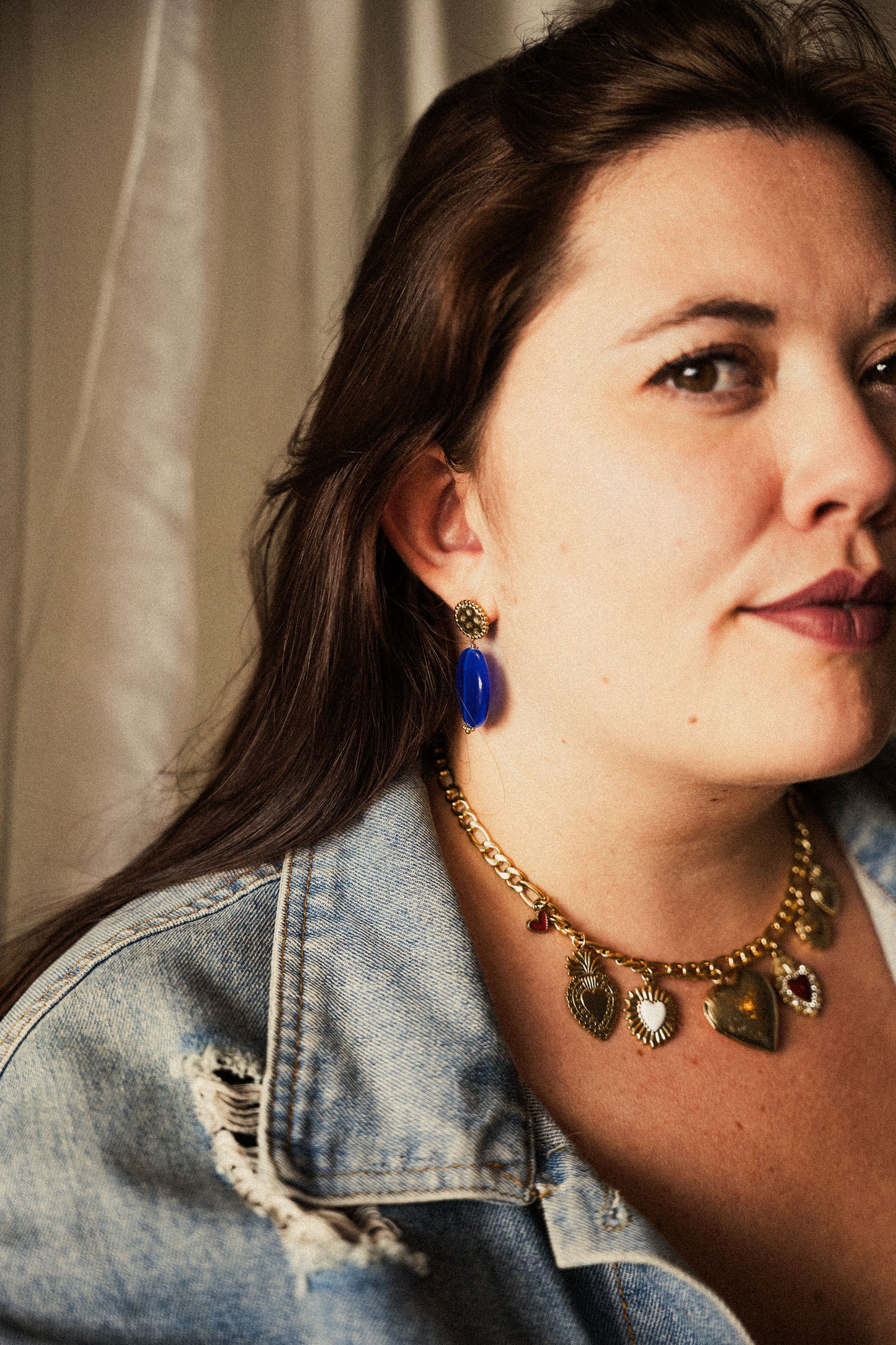Boucles Mariam - Bleu