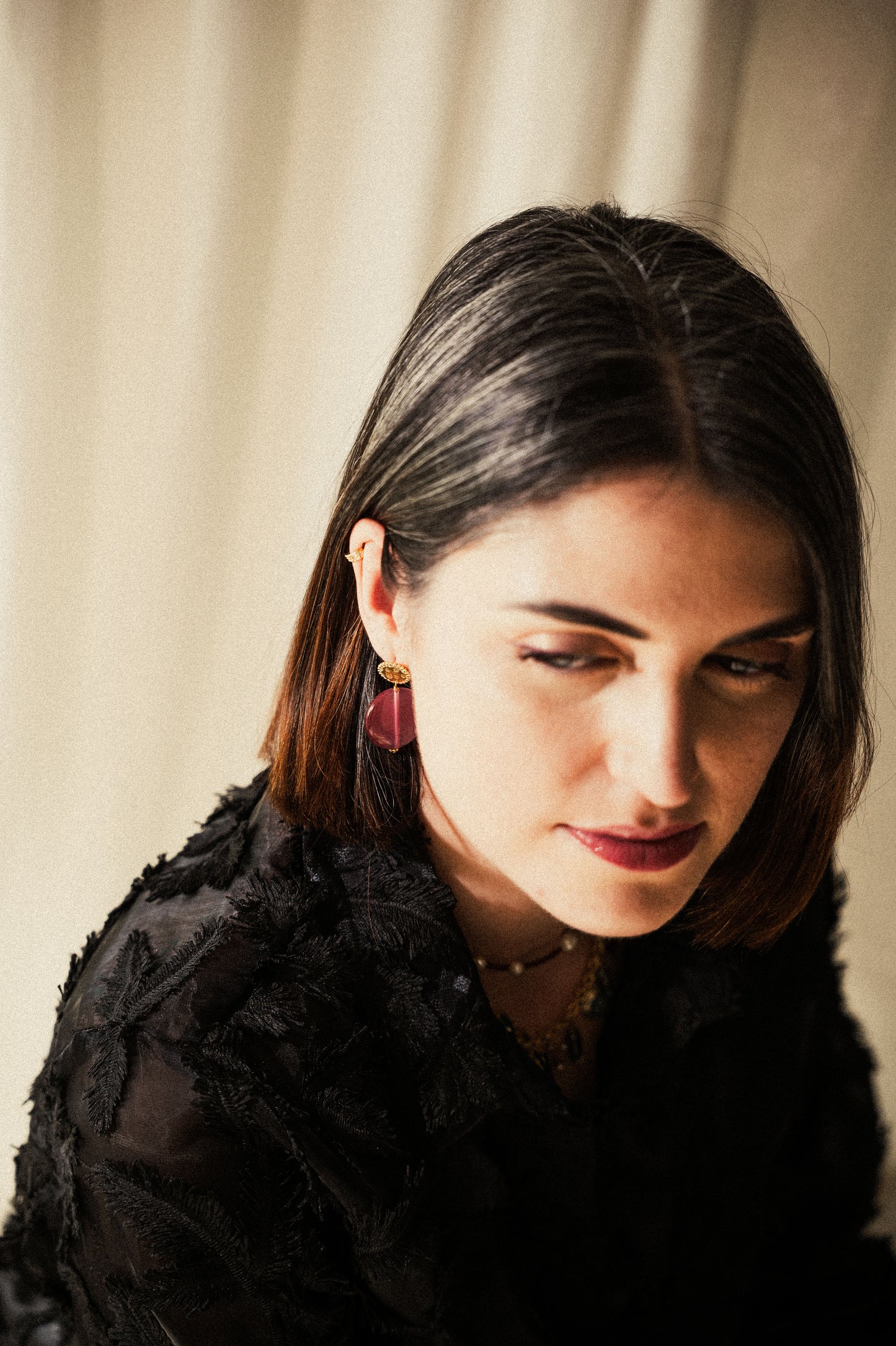 Boucles Mariam - Rose