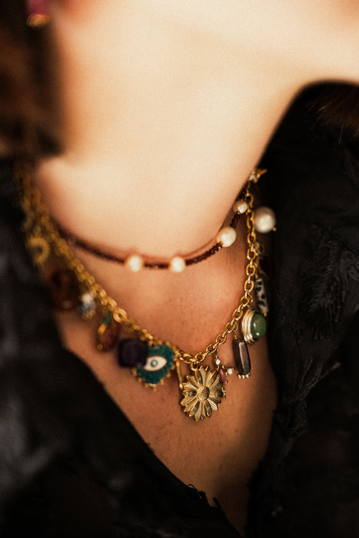 Collier Marceau - Multi-pierres