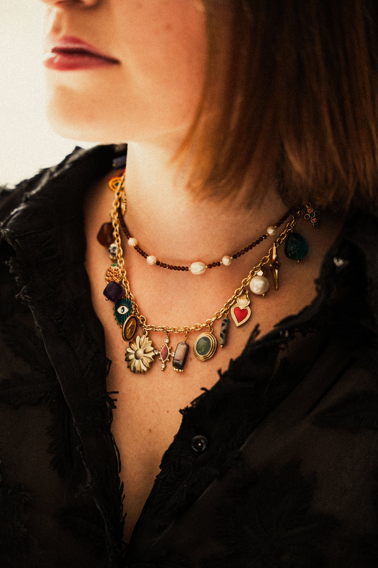 Collier Marceau - Multi-pierres