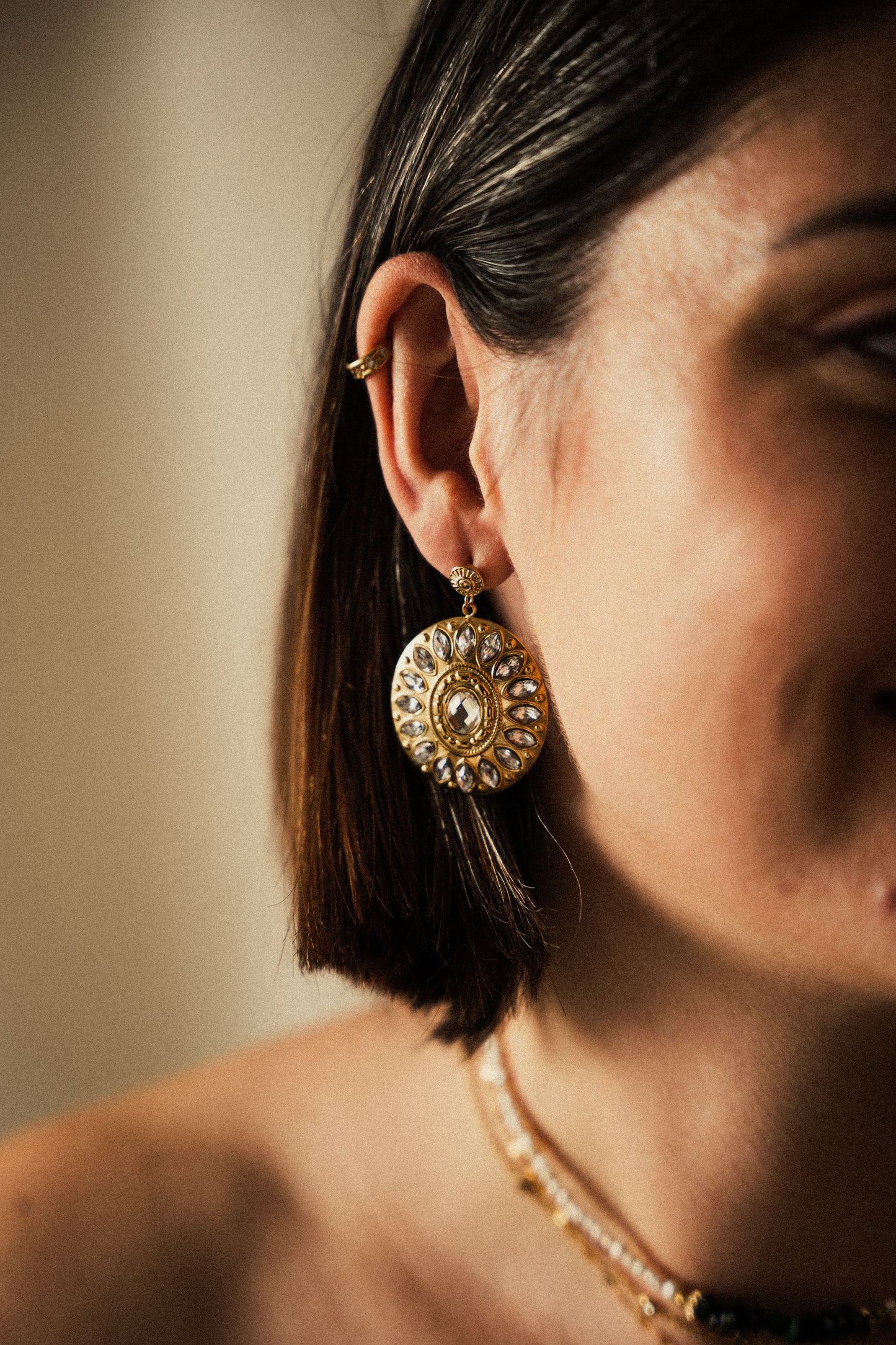 Boucles Gipsy - Blanc