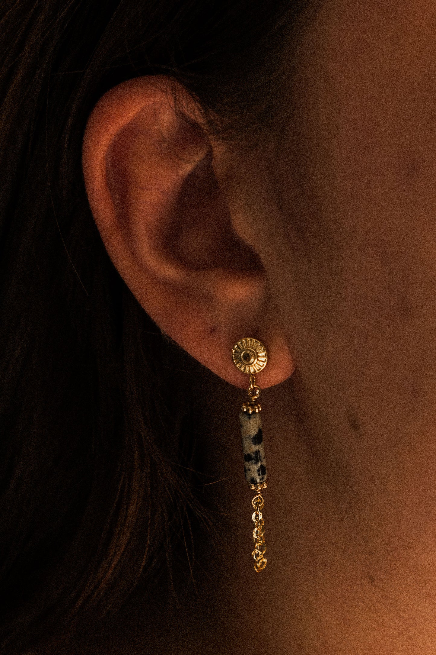Boucles Althéa - Jaspe dalmatien