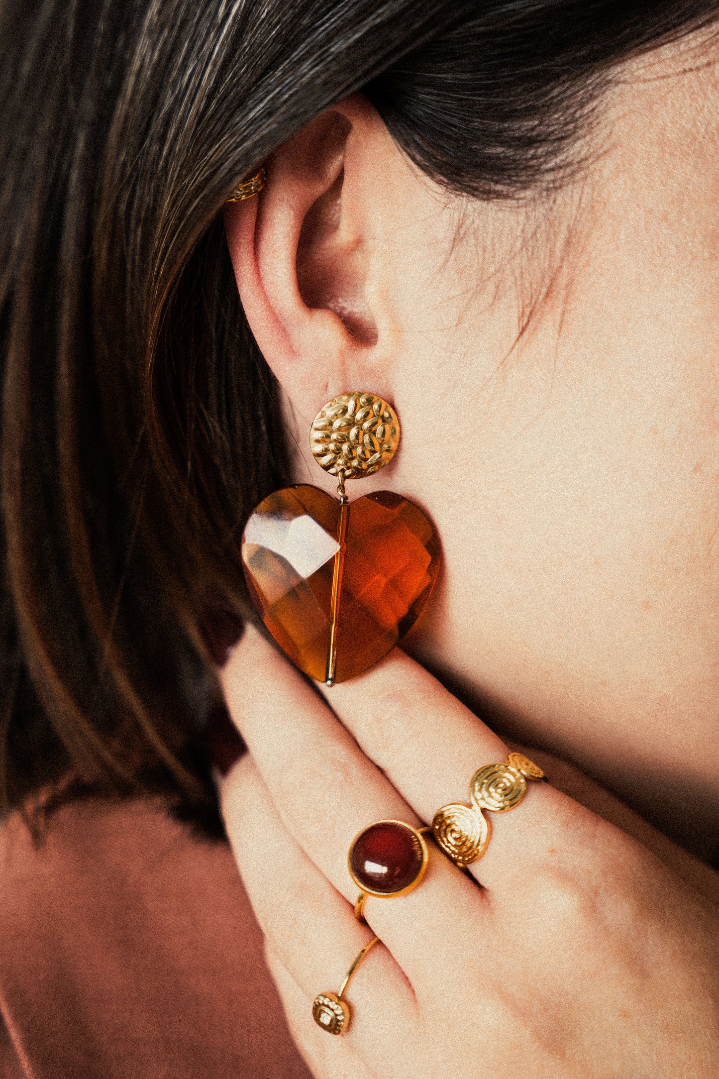 Boucles Brune - Caramel