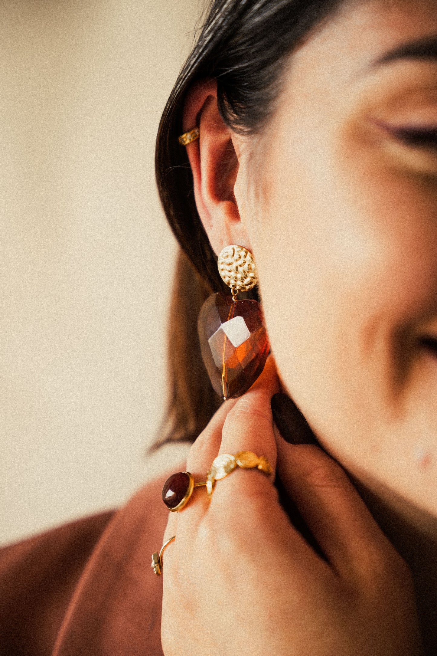 Boucles Brune - Caramel