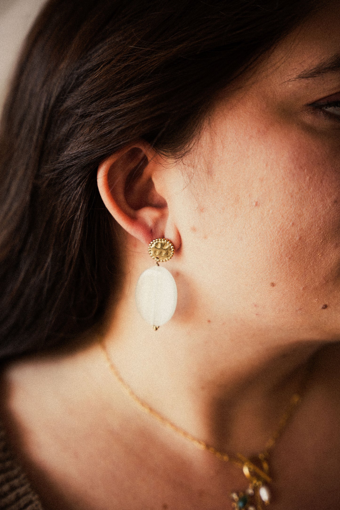 Boucles Mariam - Blanc