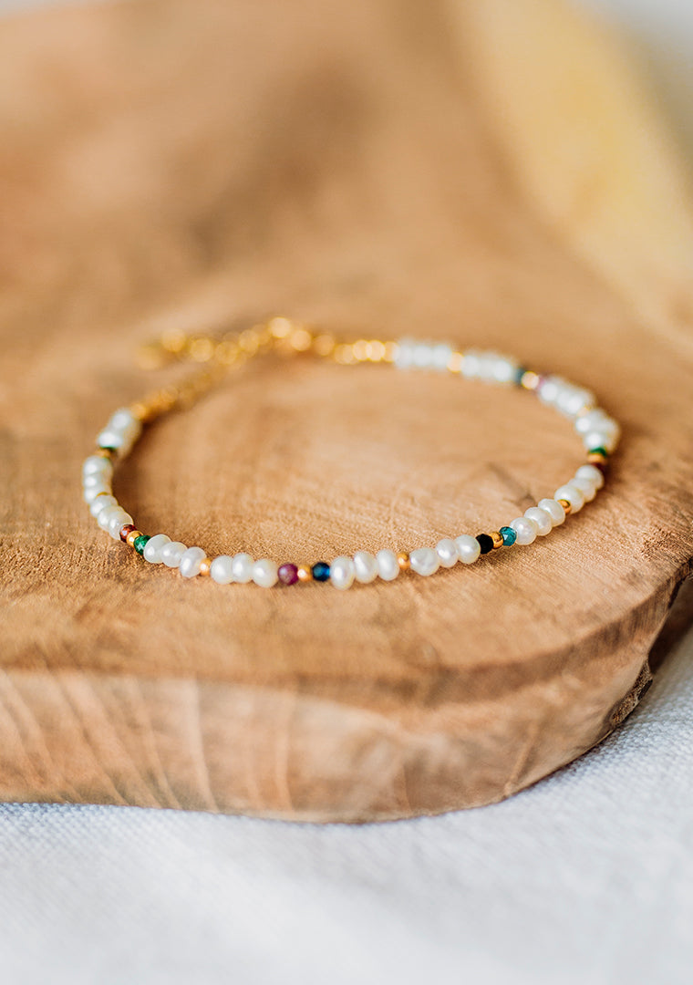 Bracelet Leïla - Multi-pierres