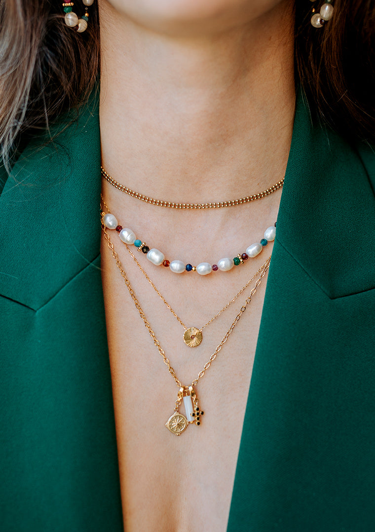 Collier Pablo - Multi-pierres