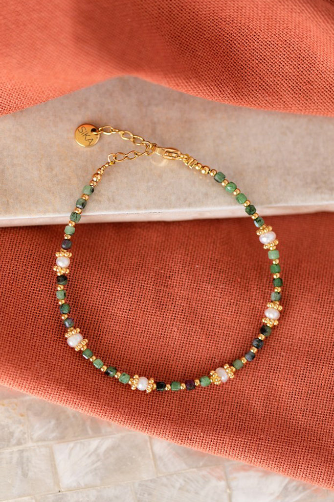 Bracelet Thiziri - Anyolites & Perles d’eau douce