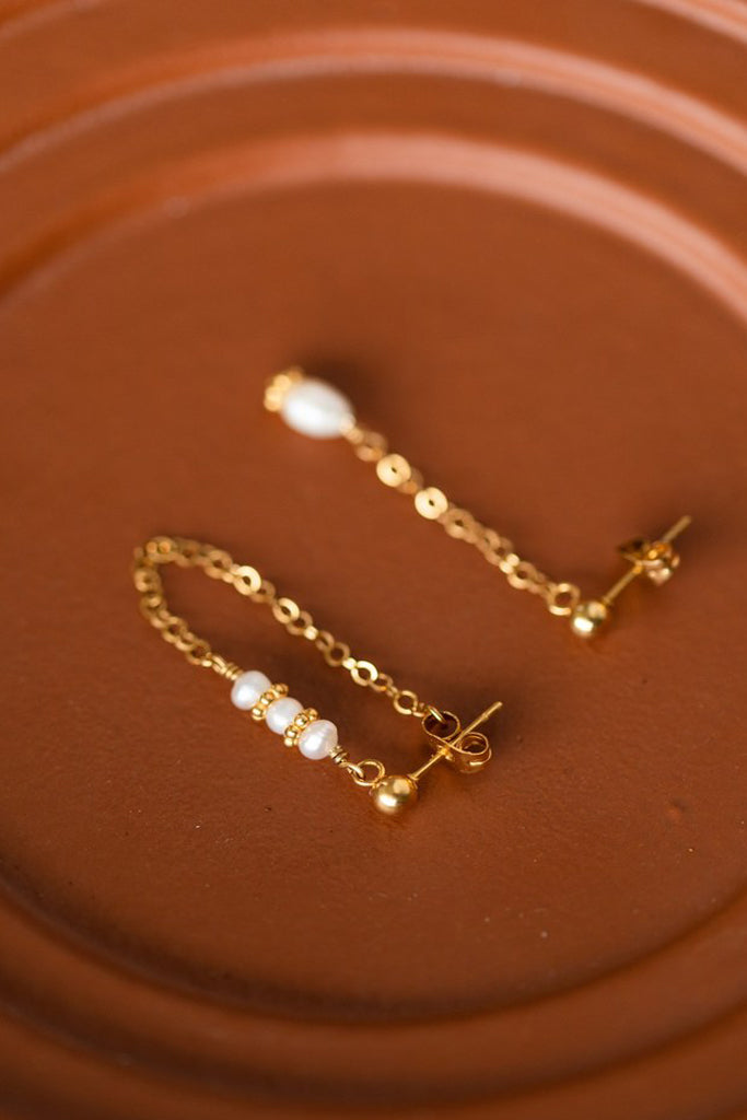 Boucles Éléia - Perles d’eau douce