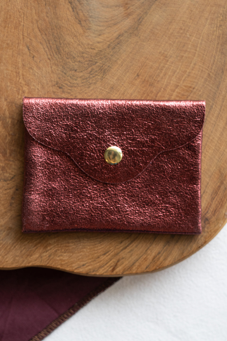 Pochette en cuir Soline