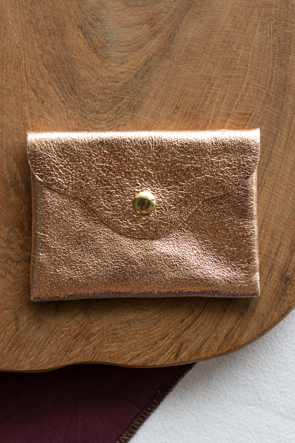 Pochette en cuir Soline