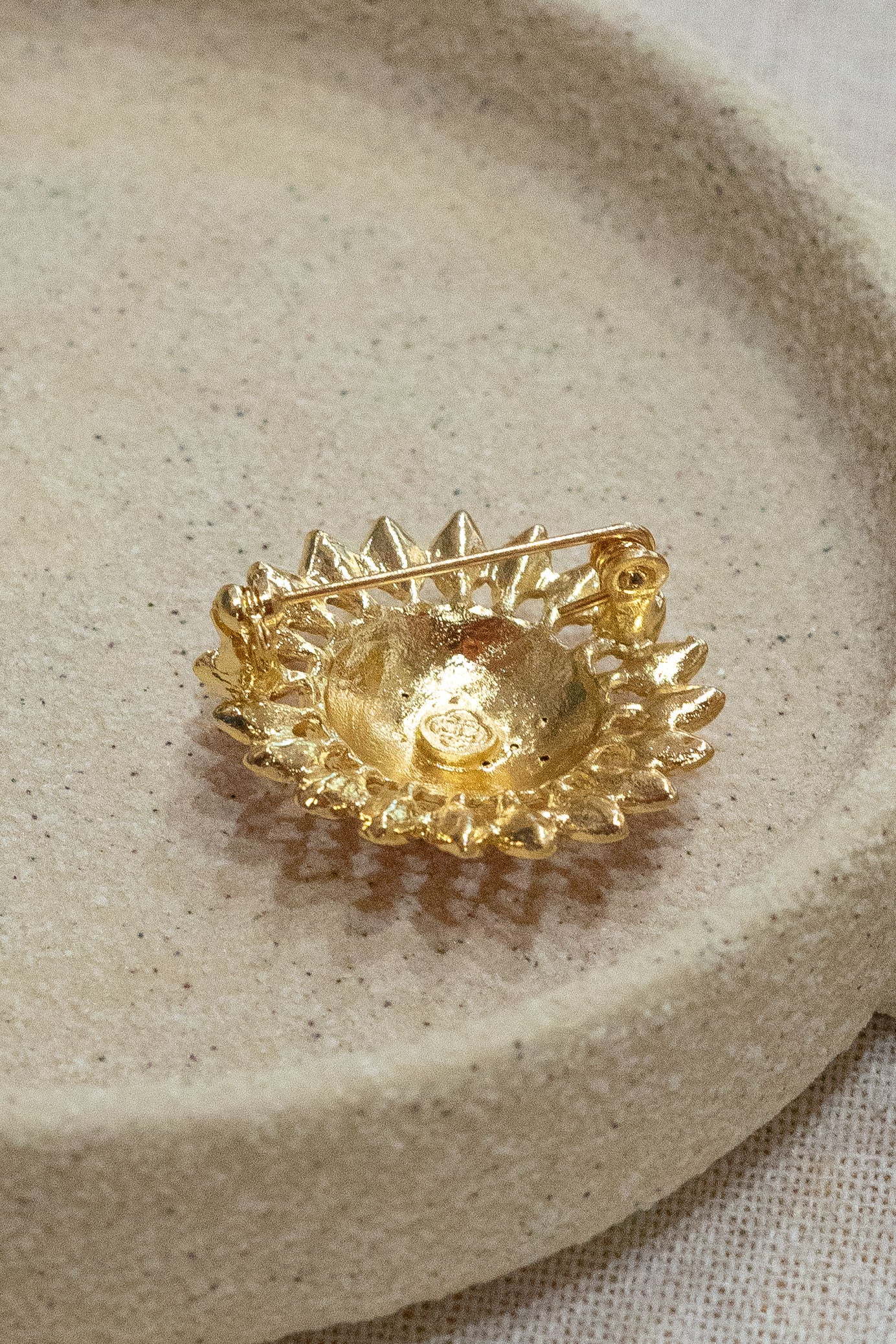Broche Sunflower - Rose