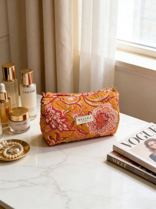 Trousse de toilette matelassée Amélia - Taille S