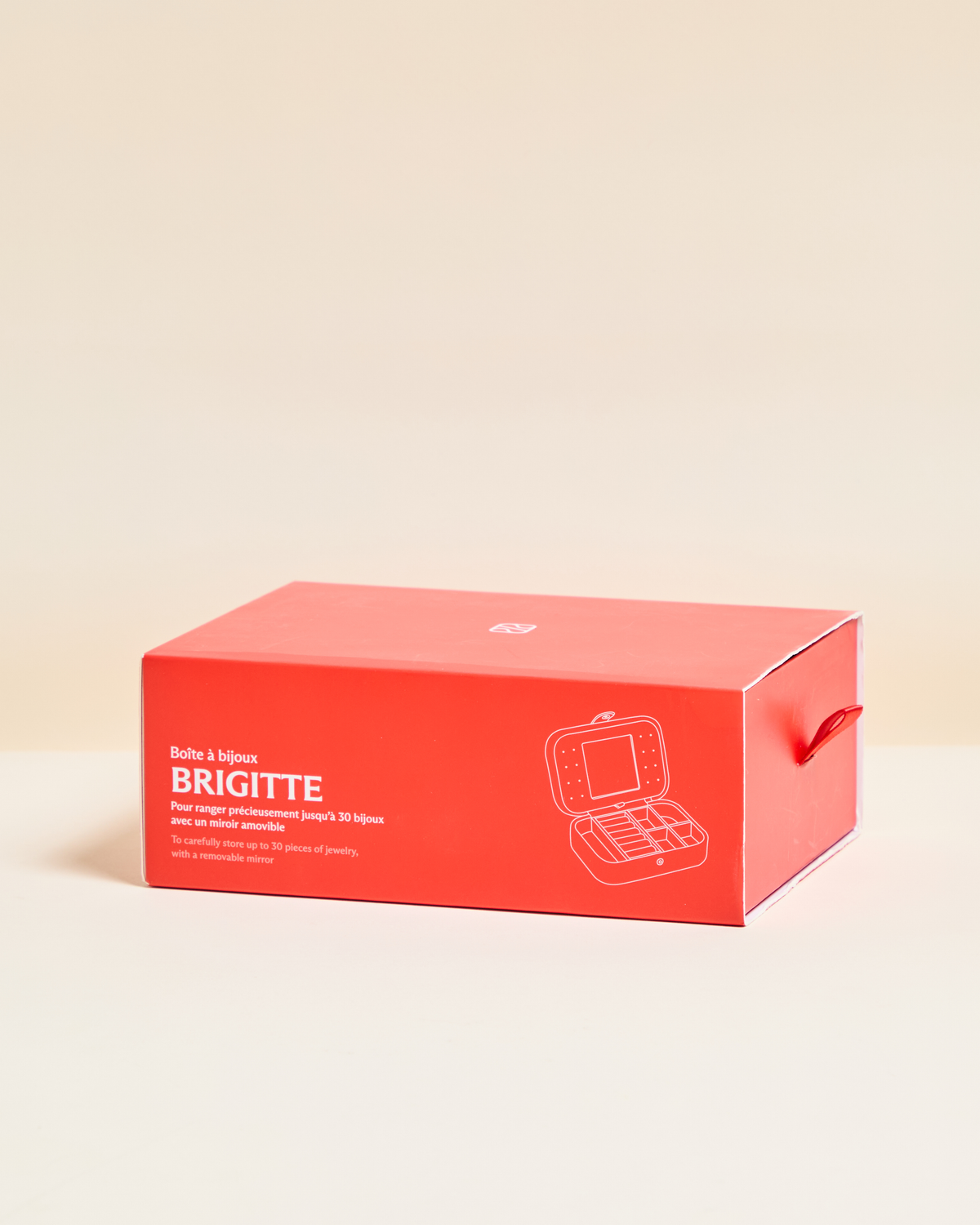 Boîte à bijoux Brigitte - Zèbre Givré