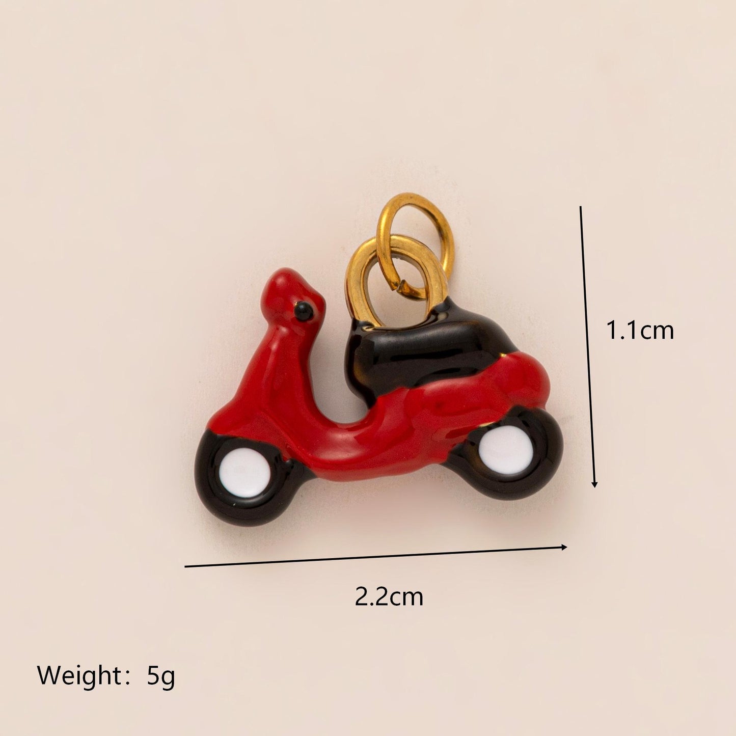 Charms Scooter - Email Rouge