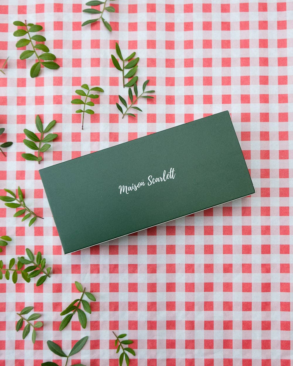 Pochette à bijoux Catherine - Pied de poule Rose