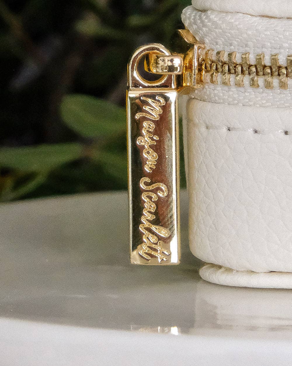 Boîte à bijoux Marie - Effet cuir Beige