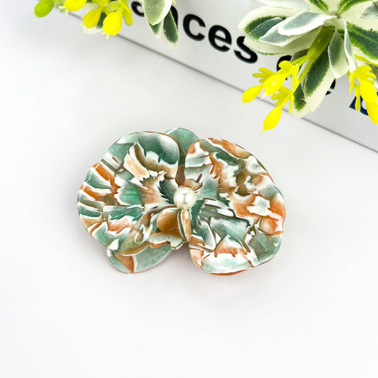 Pince Orchidée - Vert orange