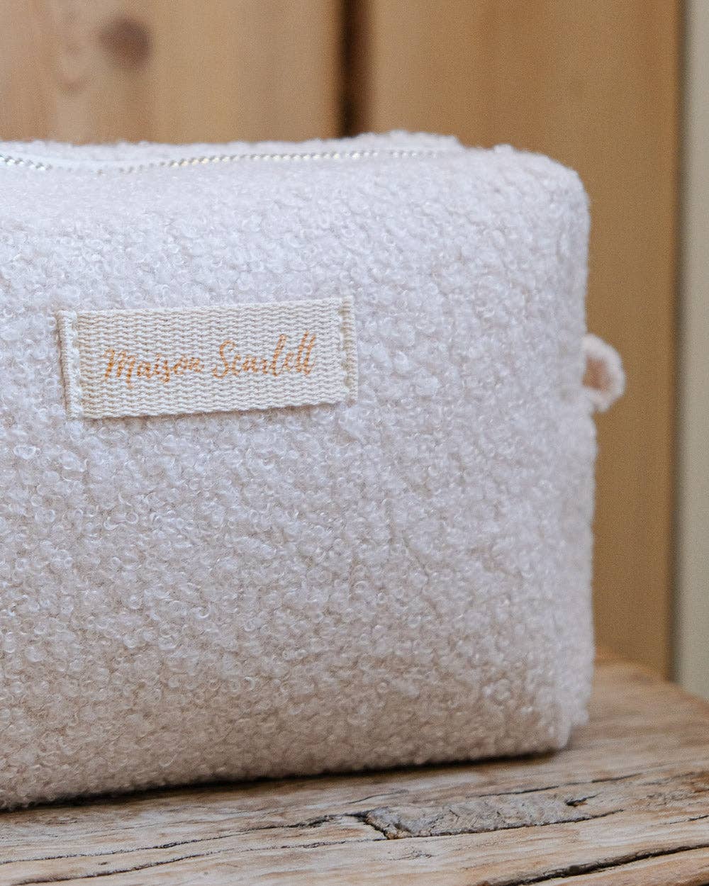 Trousse de toilette Charlotte - Moumoute Blanc