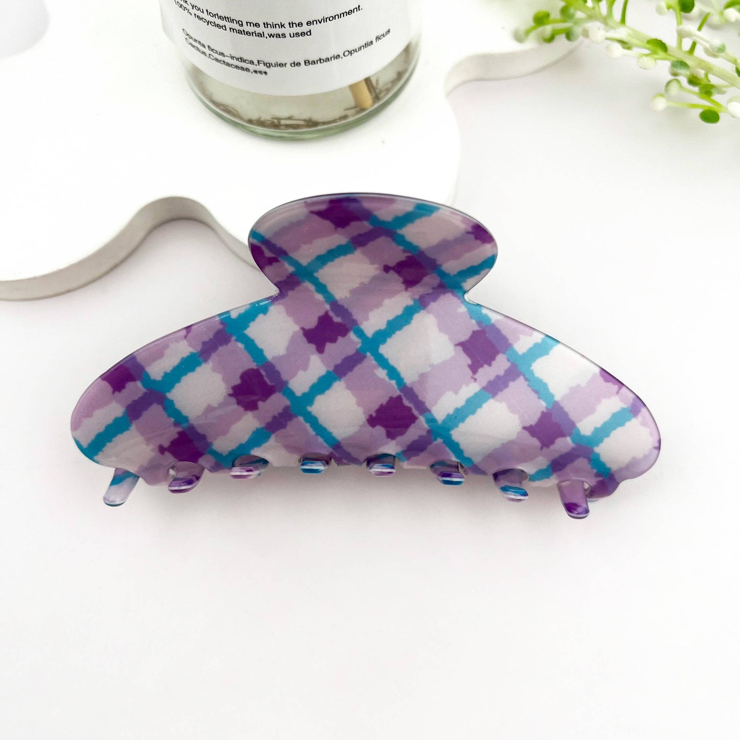 Pince Vichy - Violet