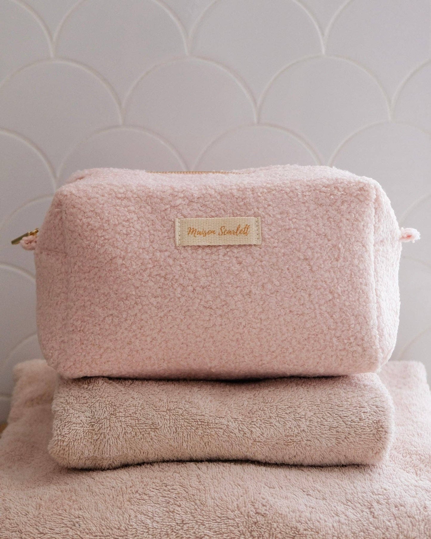 Trousse de toilette Charlotte - Moumoute Rose