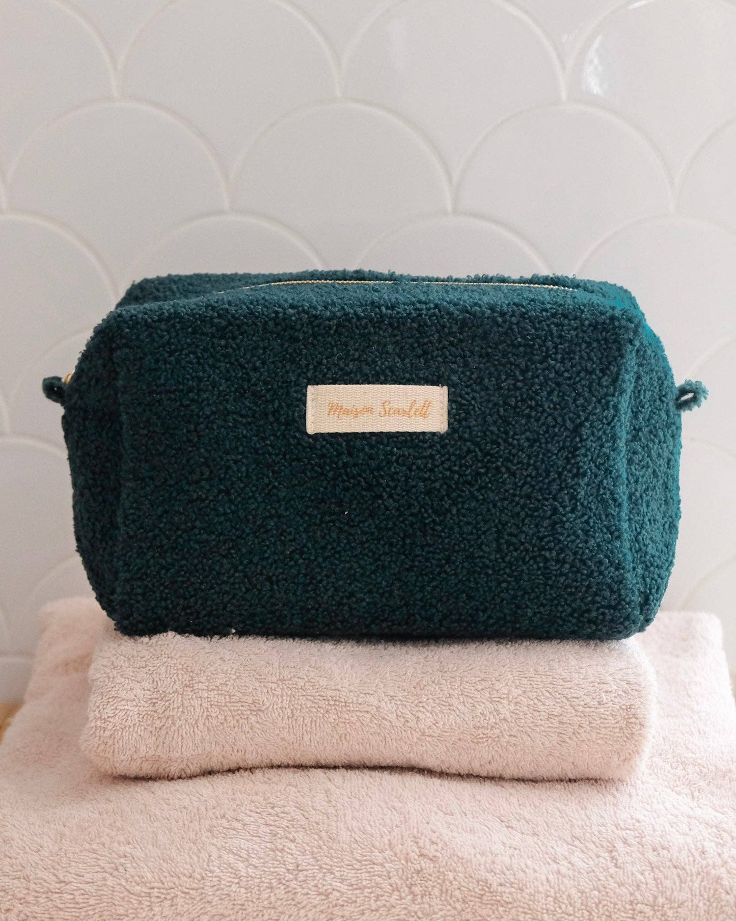 Trousse de toilette Charlotte - Moumoute Vert