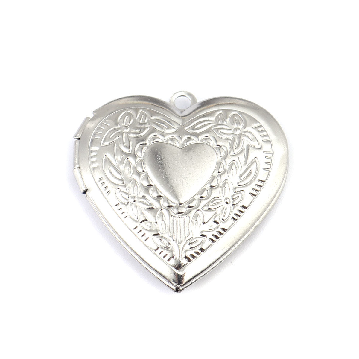 Charms Pendentif photo - Coeur - Argent