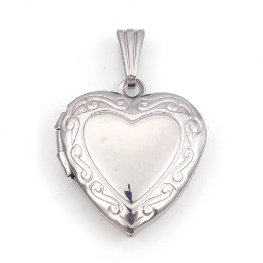 Charms Pendentif Photo - Coeur Petit - Argent