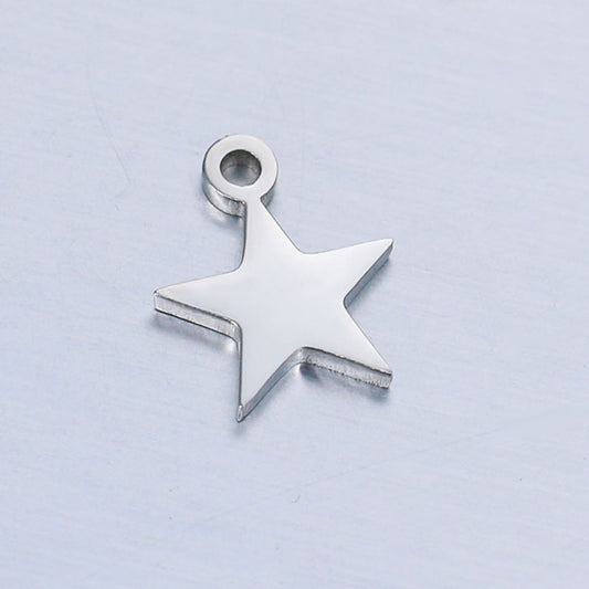 Charms Etoile - Petite & lisse - Argent