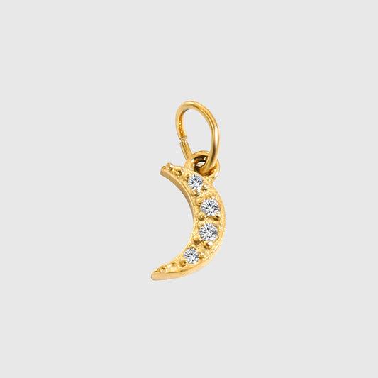 Charms Lune strass