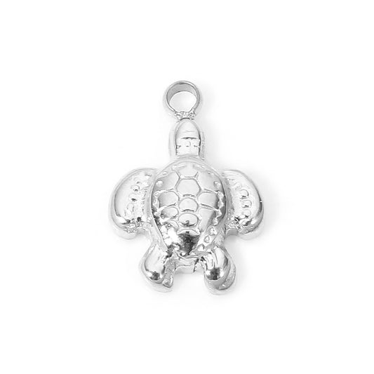 Charms Tortue - Argent