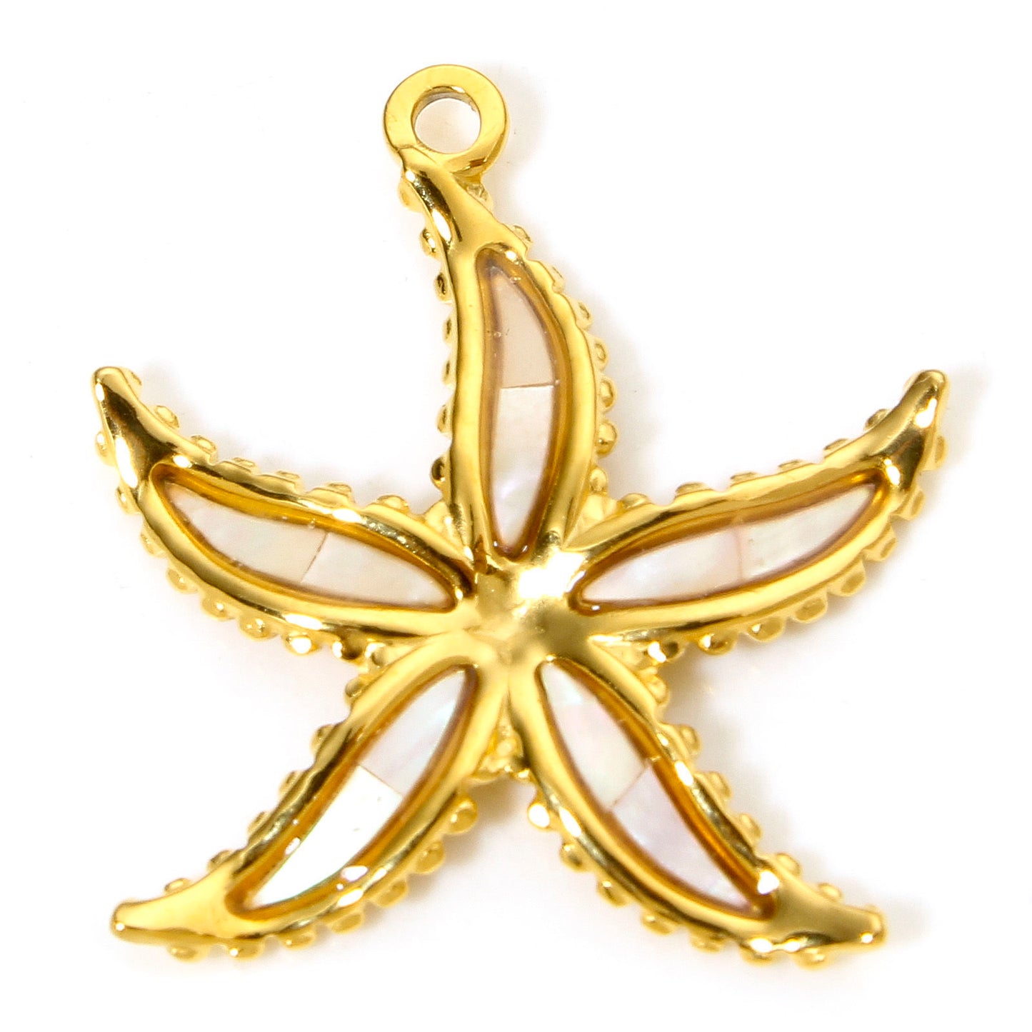 Charms Etoile de mer Nacre - Blanc