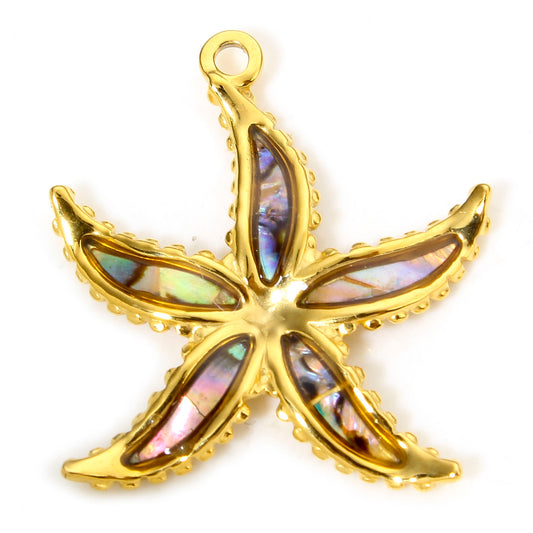 Charms Etoile de mer Nacre - Gris