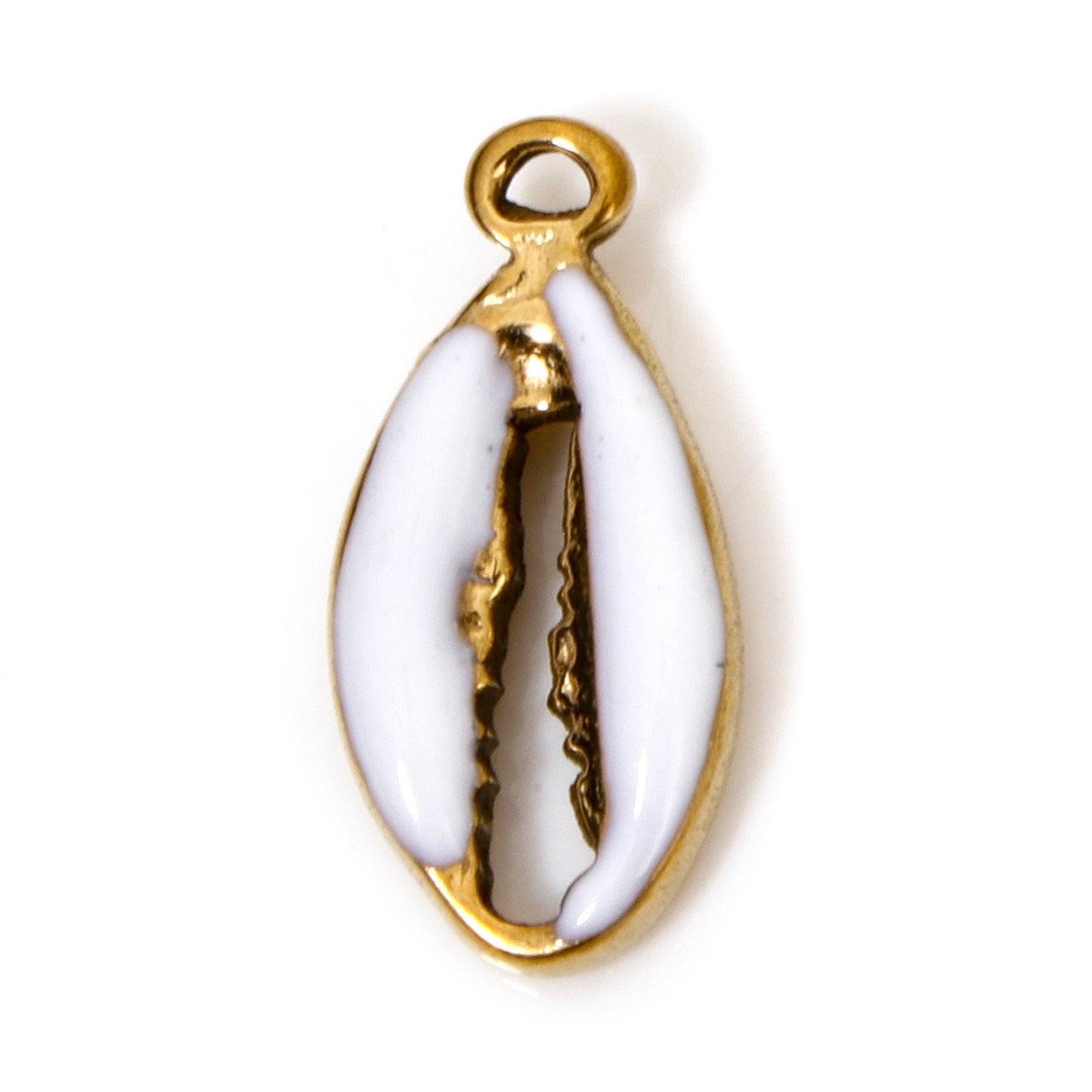 Charms Coquillage Cori - Email Blanc