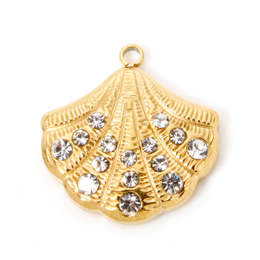 Charms Coquillage Strass
