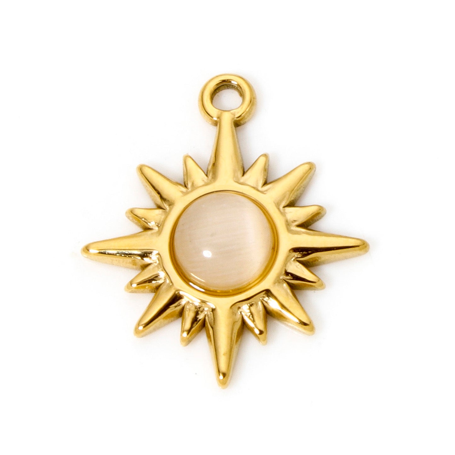 Charms Soleil Résine Beige