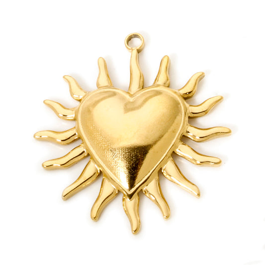 Charms Coeur Soleil