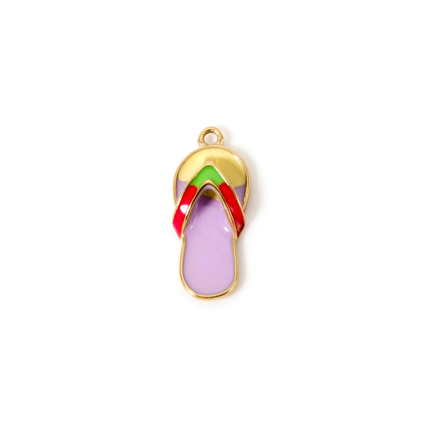 Charms Tong émail violet