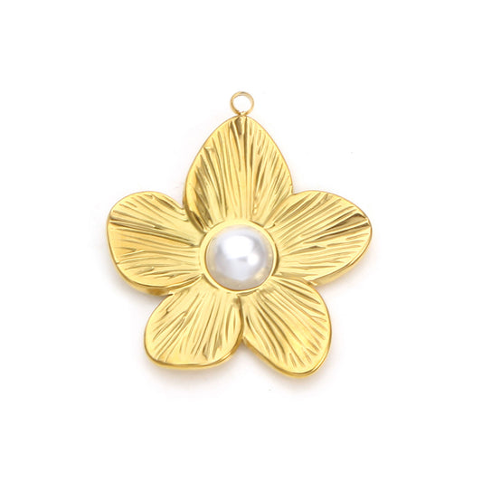 Charms Fleur Frangipanier Perle